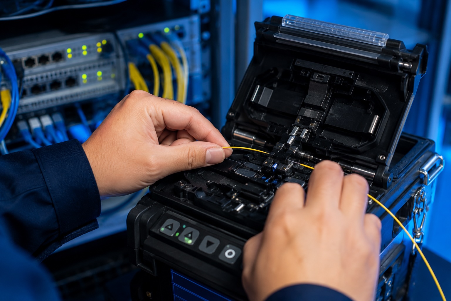 Fiber optic installation and fiber splicing across the UAE and Oman
